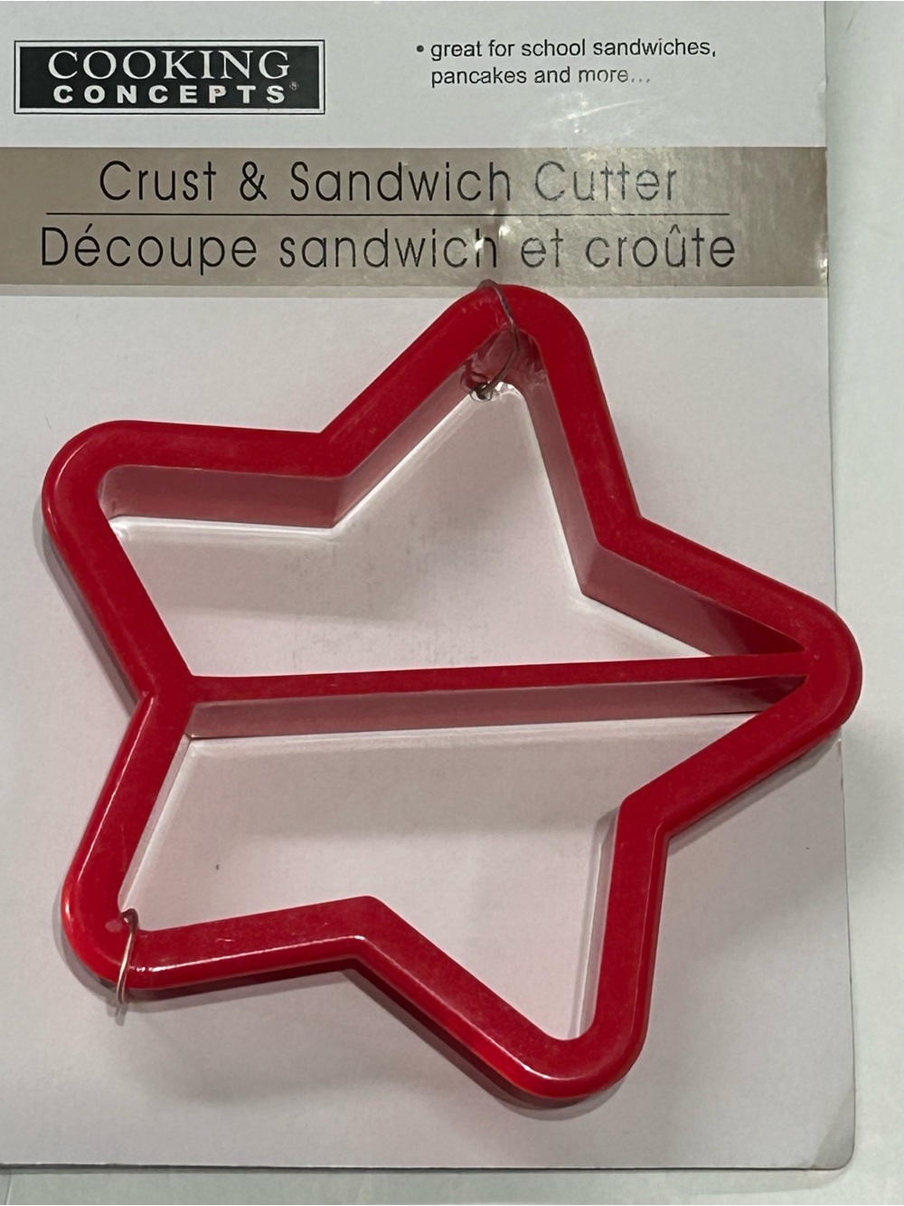 Red Star Shaped Sandwich Crust Cookie  Cutter Kitchen Utensil
